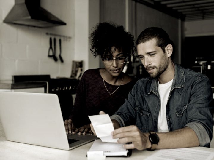 a couple planning their finance